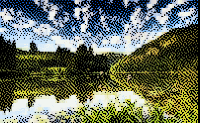 Landscape in Braille